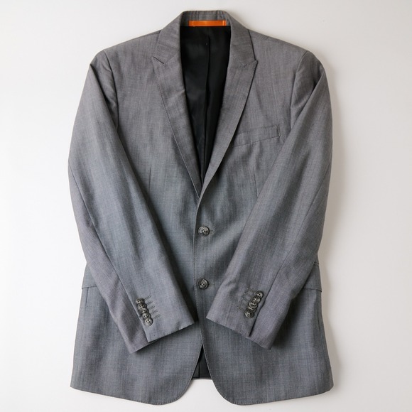 Ben Sherman Blazer Mens 38S Tailored Two Button Sport Coat Suit Jacket Modern - Picture 7 of 12